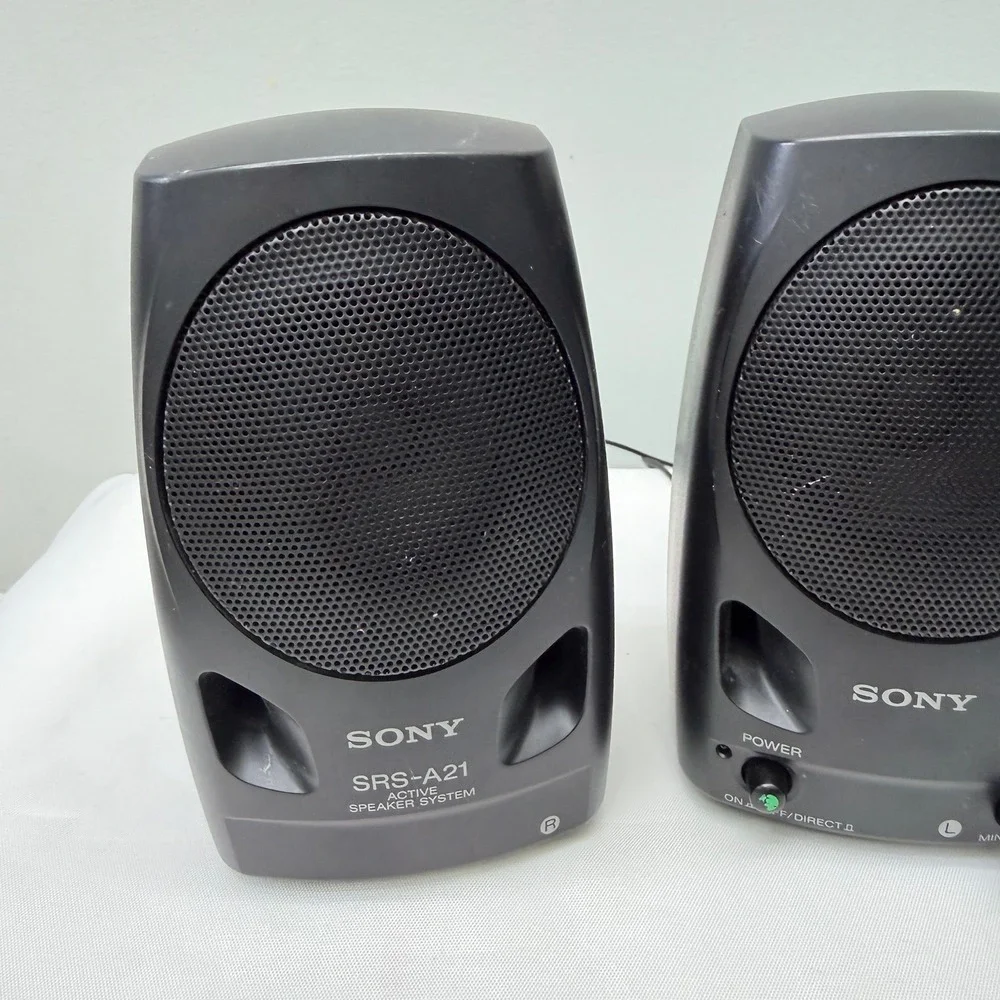 Sony Speakers SRS-A21 Active Speaker System Portable Multimedia Speakers Black